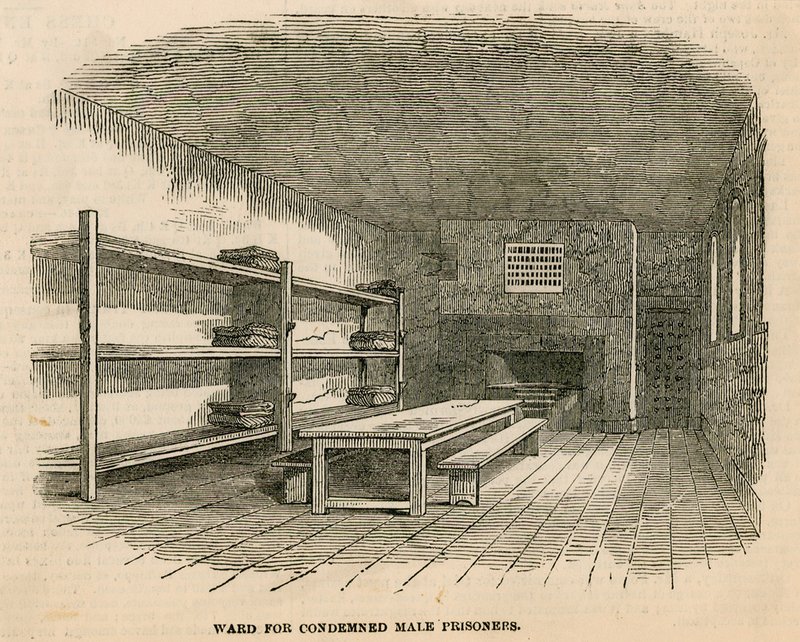 Newgate Prison. Ward for Condemned Prisoners by English School