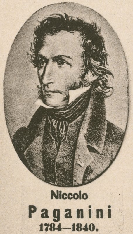 Niccolo Paganini by English School