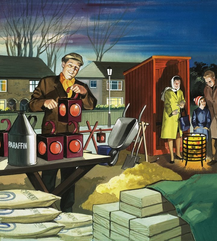 Night Watchman by English School