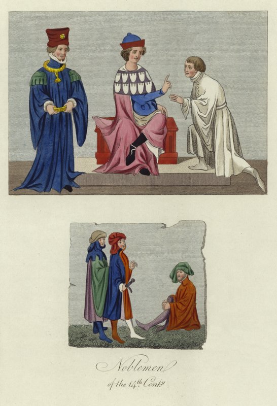 Noblemen of the 14th Century by English School
