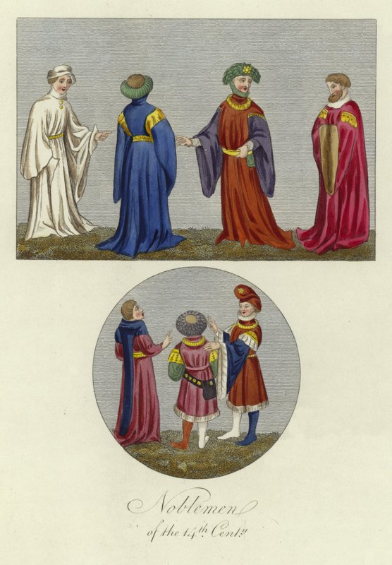 Noblemen of the 14th Century by English School