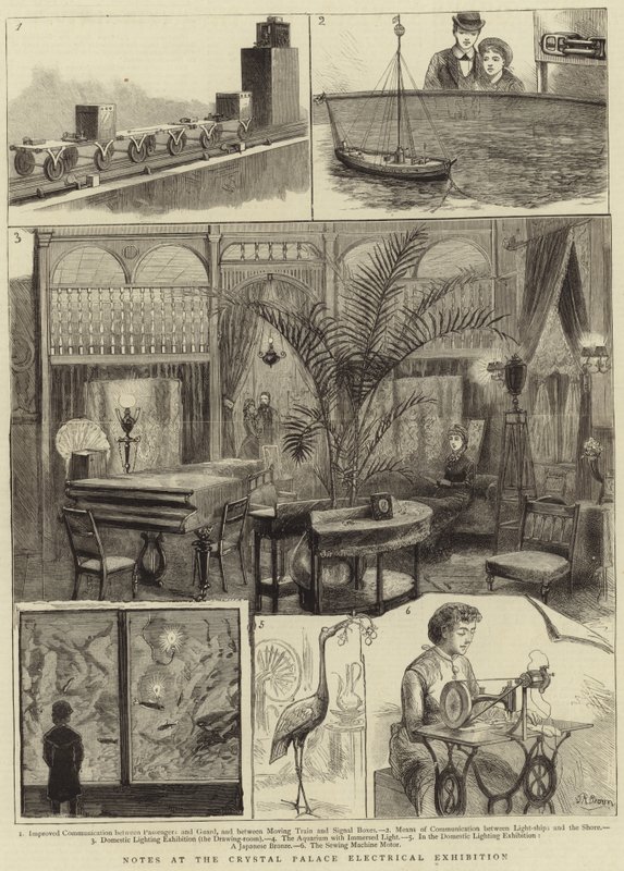 Notes at the Crystal Palace Electrical Exhibition by English School