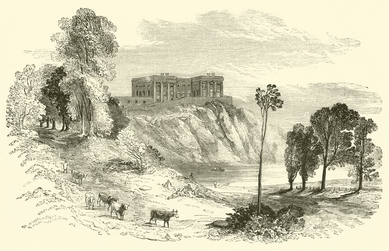 Nottingham Castle by English School