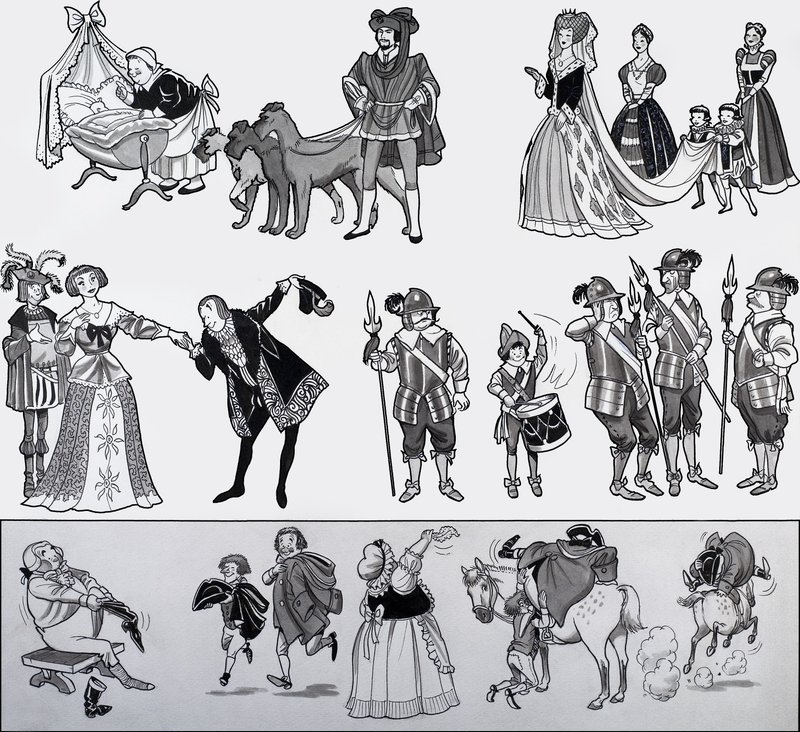 Nursery Rhyme Illustration by English School