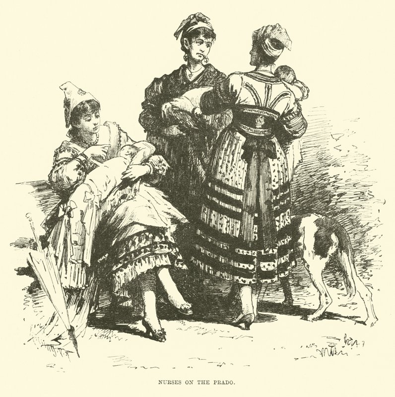 Nurses on the Prado by English School