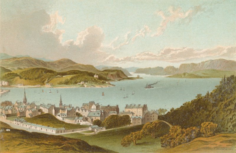 Oban Bay and Sound of Kerrera by English School
