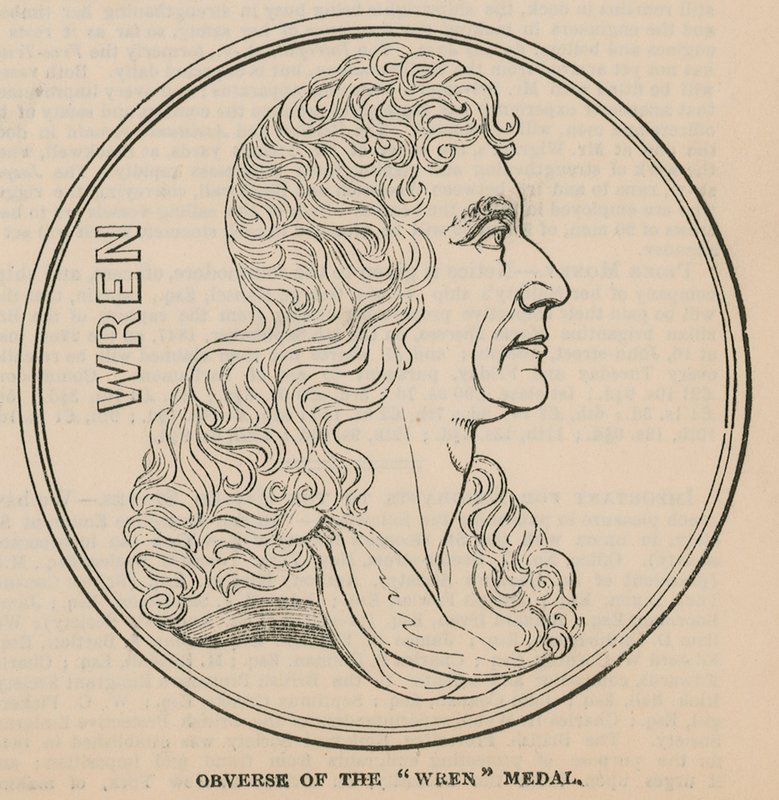Obverse of the Wren Medal by English School