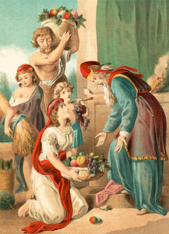 Offering the First Fruits by English School