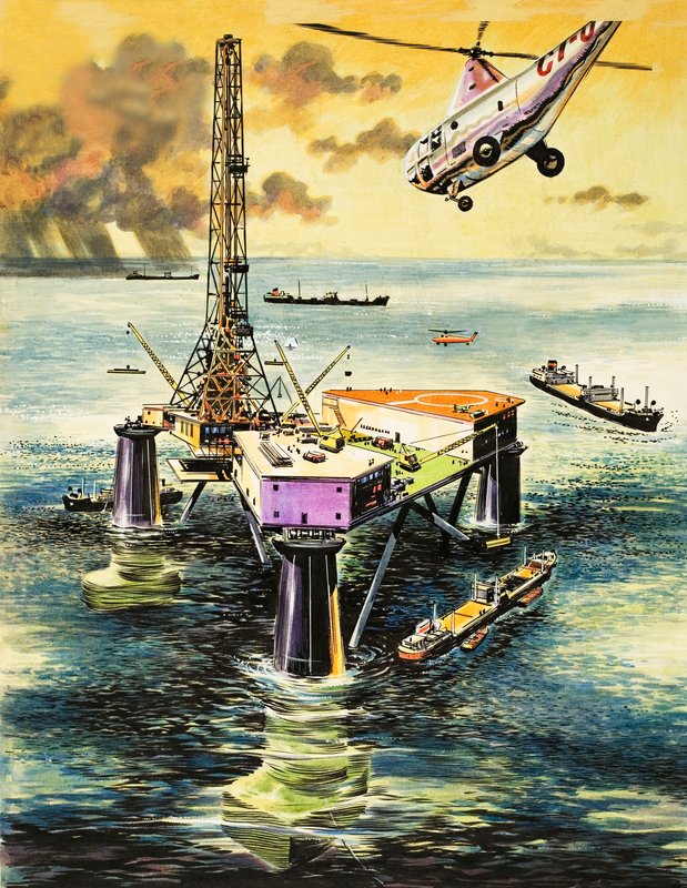 Oil Rig by English School