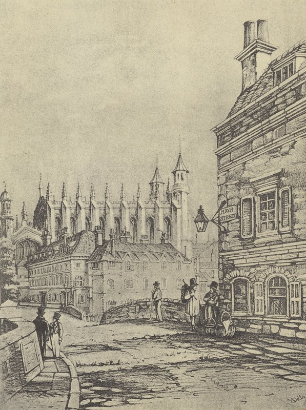 Old Barnes Pool Bridge, 1838 by English School