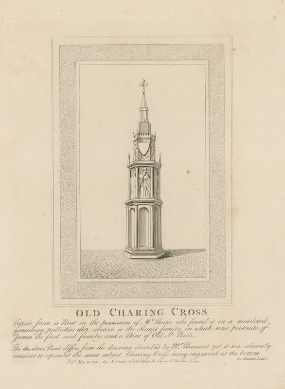 Old Charing Cross by English School