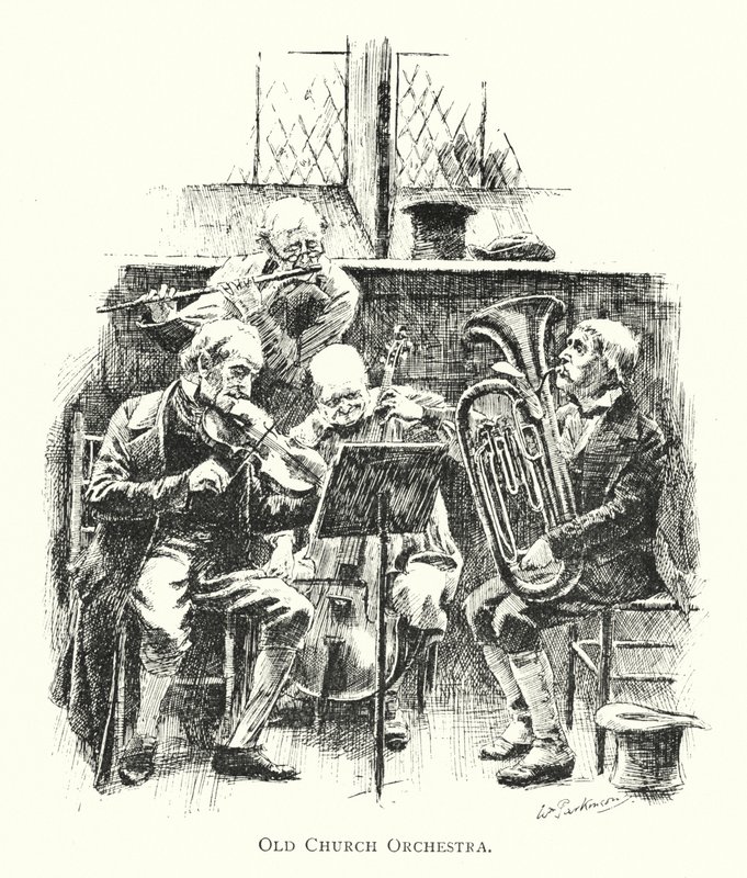 Old Church Orchestra by English School