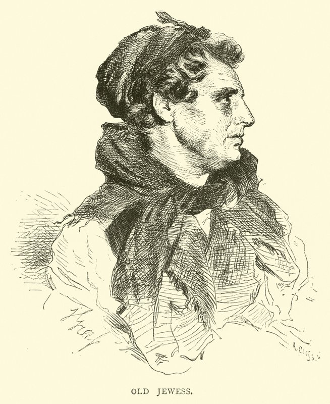 Old Jewess by English School