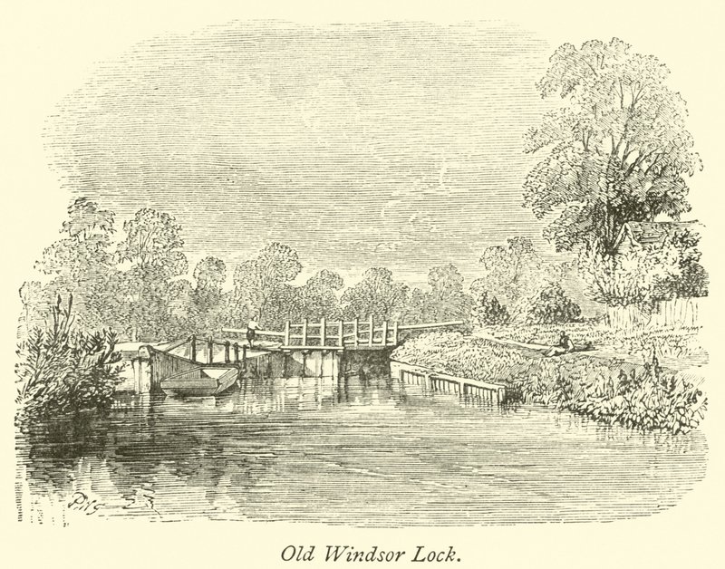 Old Windsor Lock by English School
