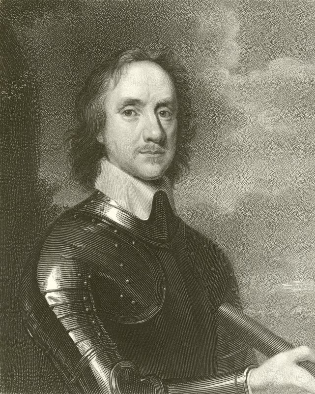 Oliver Cromwell by English School