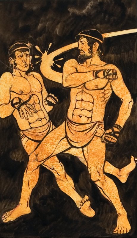 Olympic Games: Boxers by English School