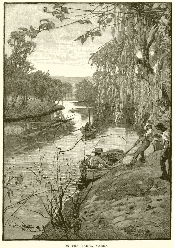 On the Yarra Yarra by English School