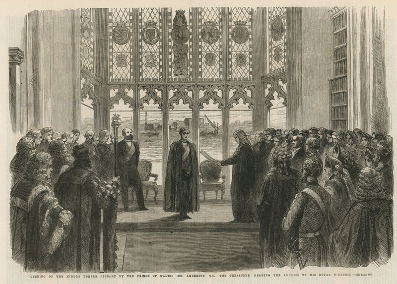 Opening of the Middle Temple Library by English School