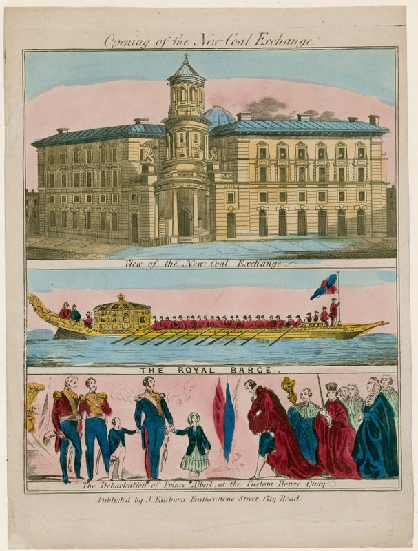 Opening of the New Coal Exchange by English School