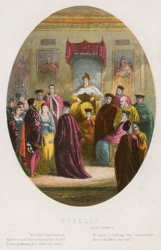 Othello, Act 1 scene iii by English School