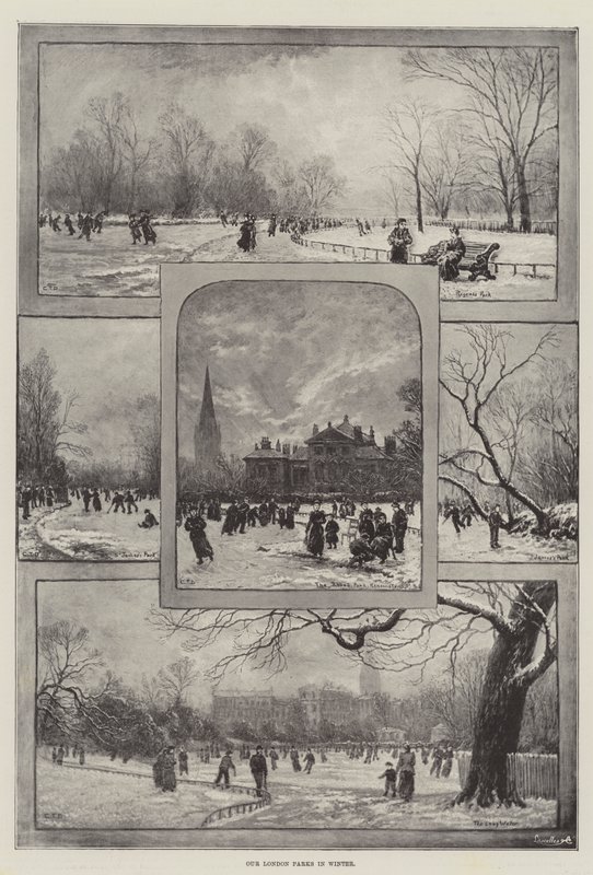 Our London Parks in Winter by English School