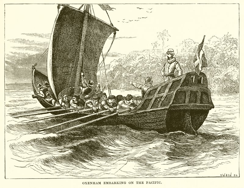 Oxenham Embarking on the Pacific by English School