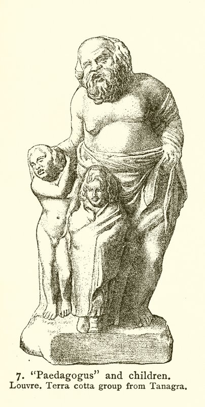 Paedagogus and Children by English School