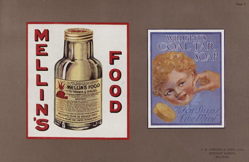 Page from Jordans Enamelled Signs by English School
