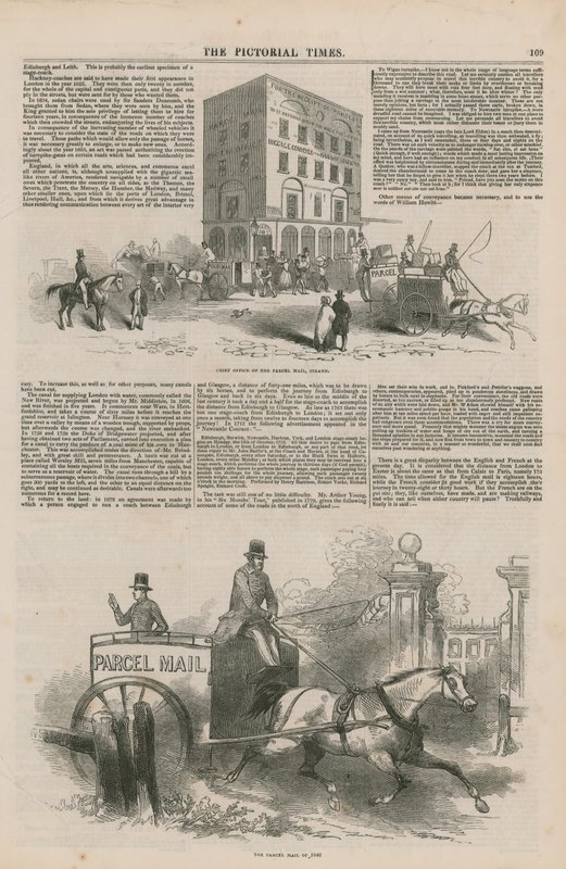 Page from The Pictorial Times by English School