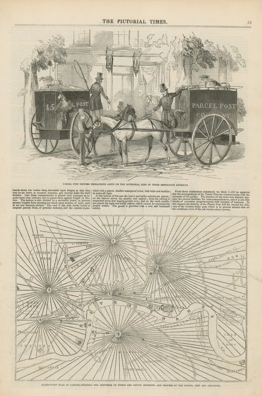 Page from The Pictorial Times by English School
