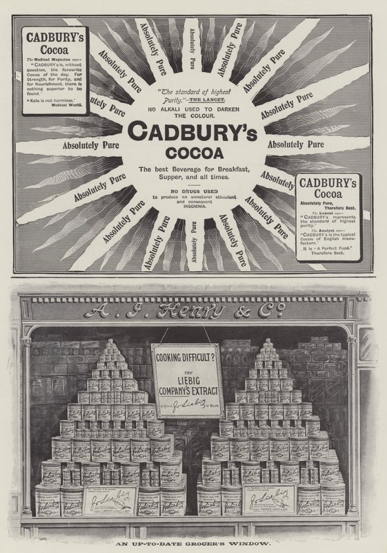 Page of Advertisements by English School
