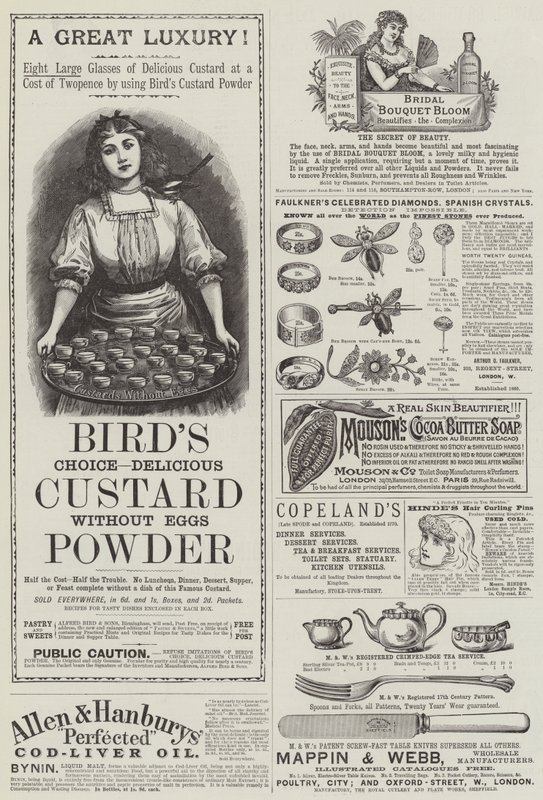 Page of Advertisements by English School