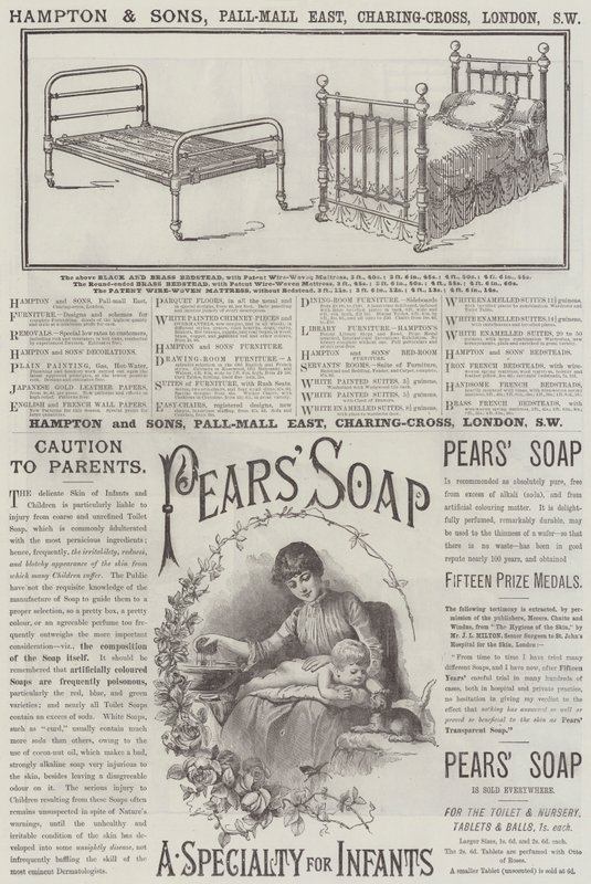 Page of Advertisements by English School