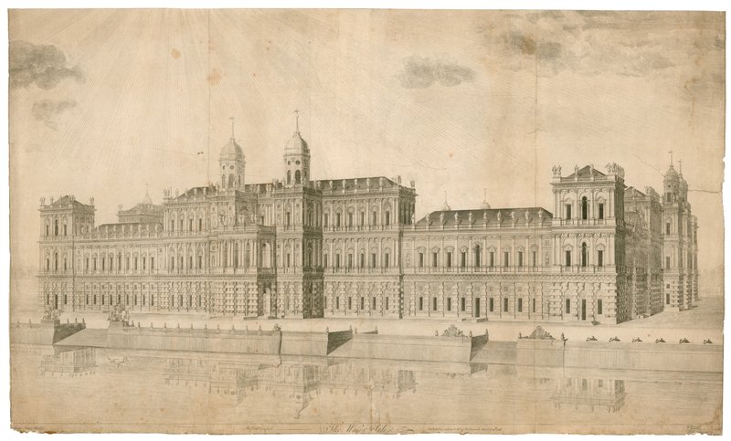 Palace of Whitehall. Published 1748 by English School