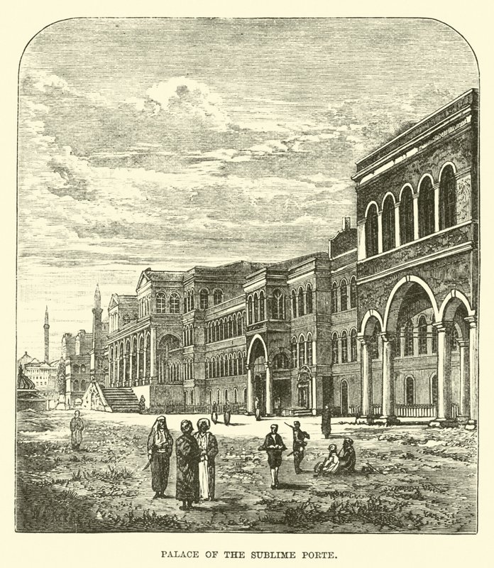 Palace of the Sublime Porte by English School