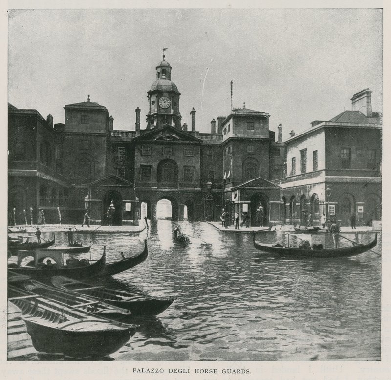 Palace of the Horse Guards by English School
