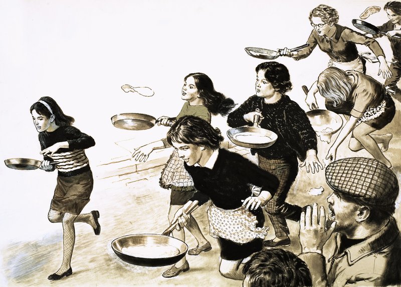 Pancake Race by English School