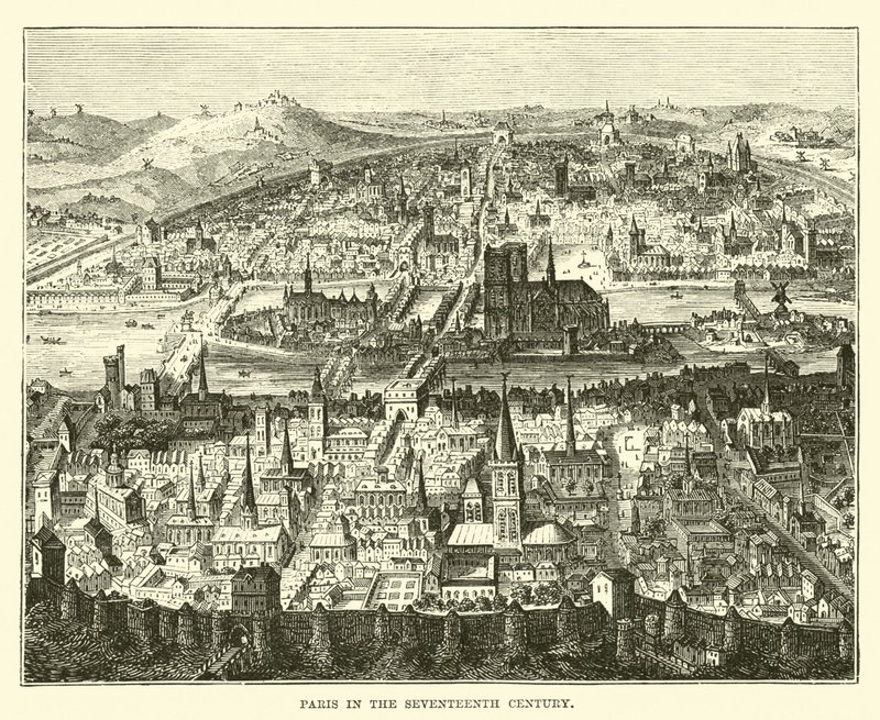 Paris in the Seventeenth Century by English School