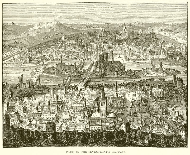 Paris in the Seventeenth Century by English School