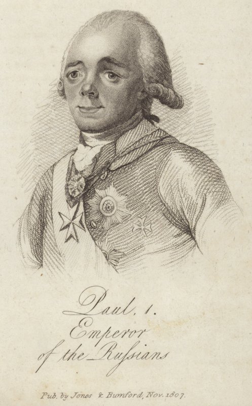 Paul I of Russia by English School