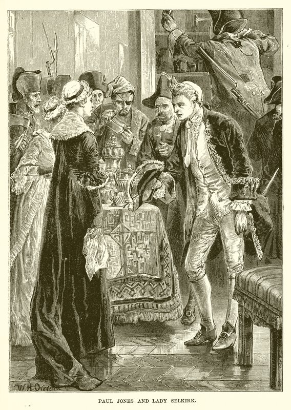 Paul Jones and Lady Selkirk by English School