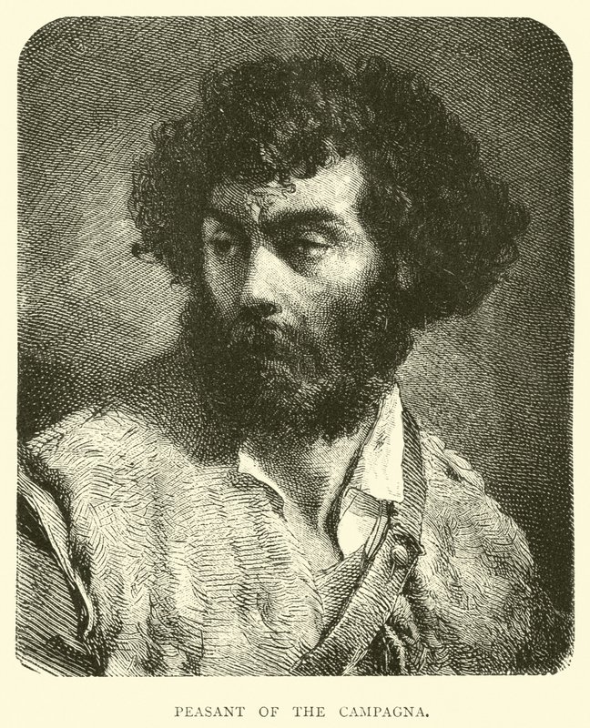 Peasant of the Campagna by English School