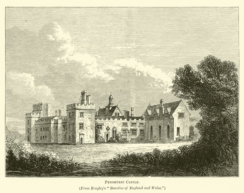 Penshurst Castle by English School