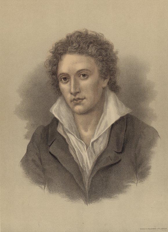 Percy Bysshe Shelley by English School