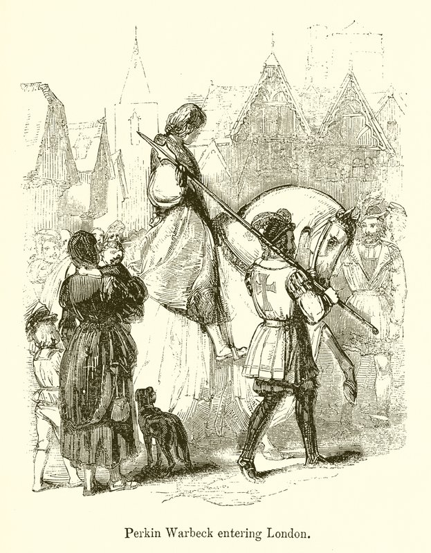Perkin Warbeck Entering London by English School