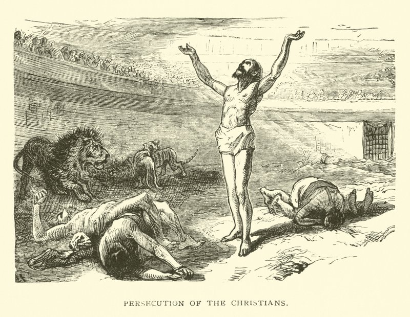 Persecution of the Christians by English School