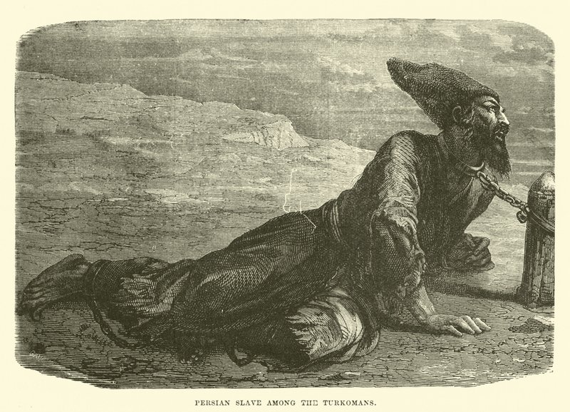 Persian Slave among the Turkomans by English School
