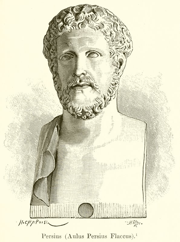 Persius (Aulus Persius Flaccus) by English School