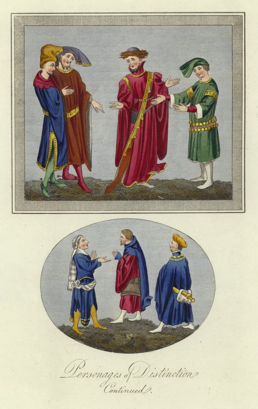 Personages of Distinction by English School