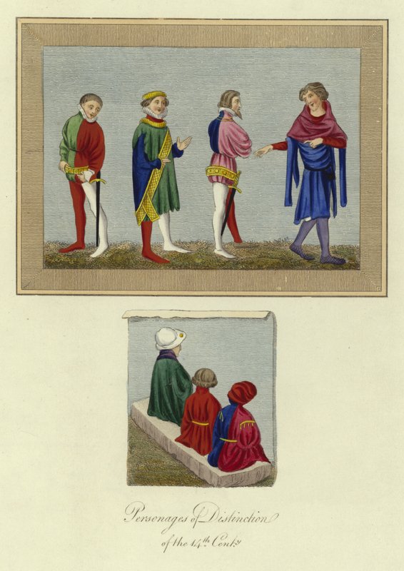 Personages of distinction of the 14th Century by English School